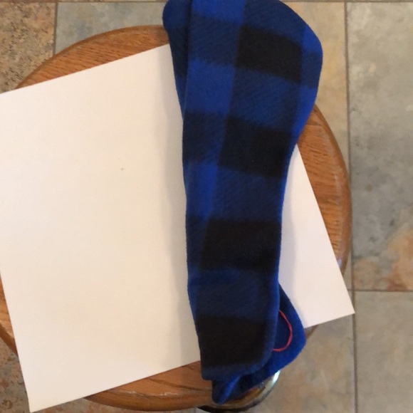 Handmade, Burp Cloths, Fleece, about 12 Inches By 6 Inches, Blue, Black - Picture 3 of 3